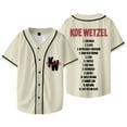 thumbnail image 2 of Koe Wetzel 9 Lives Album Merch Baseball Jacket T-Shirts Unisex Fashion Casual Short Sleeve Tee, 2 of 5