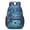 Alien and Rocket, variant on Alien Rocket Deep Purple Pattern 17" School Backpacks for Teens,Waterproof Oxford Fabric,S-Shape Padded Straps for School,Travel,Hiking,Camping