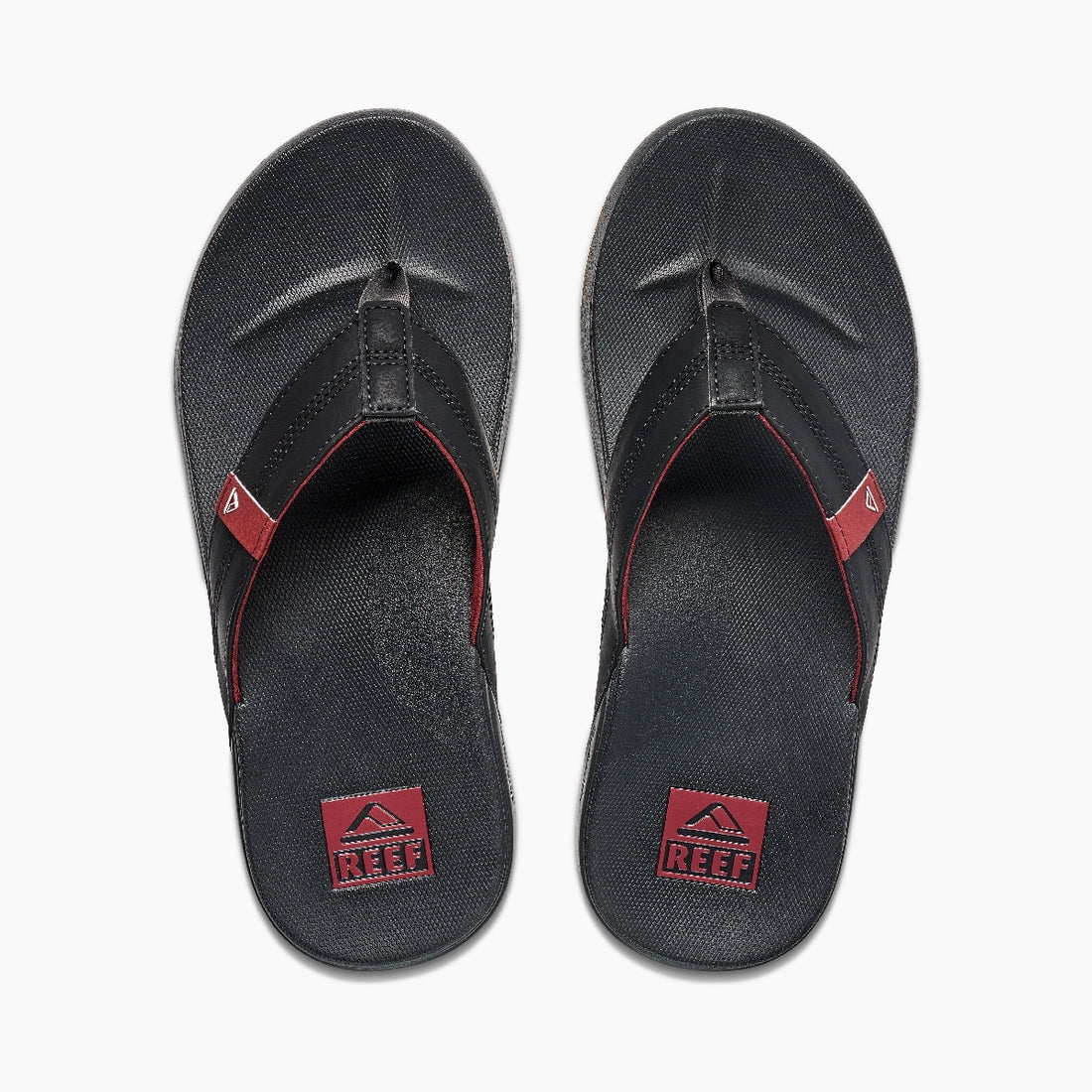 REEF Men's Cushion Phantom Flip Flop Sandal Red/Raven - CI6581 - Walmart.com