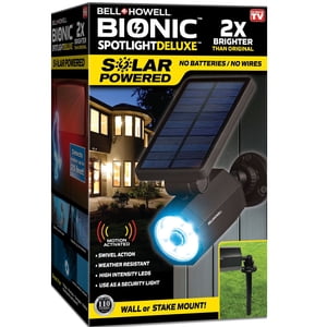 Bell + Howell Bionic Spotlight Deluxe Solar LED Security Light