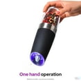 thumbnail image 6 of KSL Gravity Electric Salt and Pepper Grinder (Black) - Battery Operated Auto Mill, Automatic Shaker with Light, 6 of 9