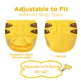 thumbnail image 4 of Littleforbig Washable Adjustable Adult Pocket Nappy Cover Reusable Waterproof Cloth I Choose You Adult Diaper Wrap Cover One Size, 4 of 6