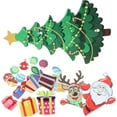 thumbnail image 6 of Magnetic Christmas Tree for Refrigerator Decorations,Santa Reindeer Holiday Magnets Stickers,Magnet Christmas Tree for Fridge Metal Door Garage, 6 of 6