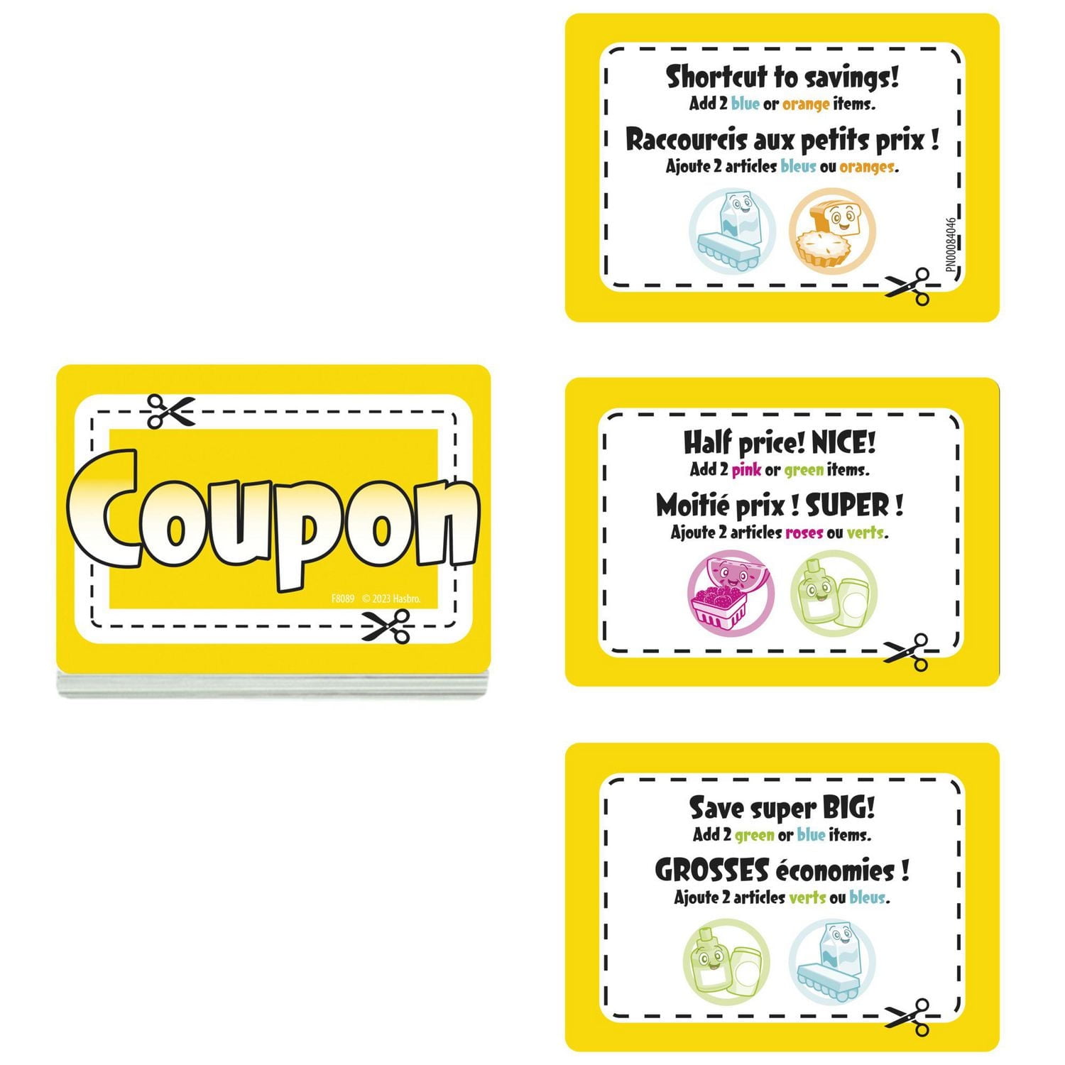 Épicerie en folie, jeu de plateau pour enfants et tout-petits, jeu d'assemblage avec mini articles, jeux préscolaires pour 2 à 4 joueurs