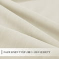 thumbnail image 3 of ZXNYH Thick Linen Curtains for Bedroom, Pinch Pleated Blackout Window Drapes Privacy Protect Sun Shades for Living Room Dining Baby Nursery, Linen, Wide 52 x Long 108 inch, 2 Panels, 3 of 7