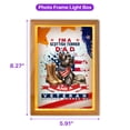 thumbnail image 5 of I'm a Scottish Terrier Dad and a Veteran, Nothing Scares me Happy Father's Day Acrylic Plaque with Wood Photo Frame Box Scottie Dog Lover Gifts Light Box - 00006, 5 of 5
