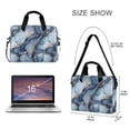 thumbnail image 3 of FORMRS 16" Laptop Bag Carrying Sleeve Case with Handle Travel Shoulder Briefcase, Abstract Marble Pattern, 3 of 8