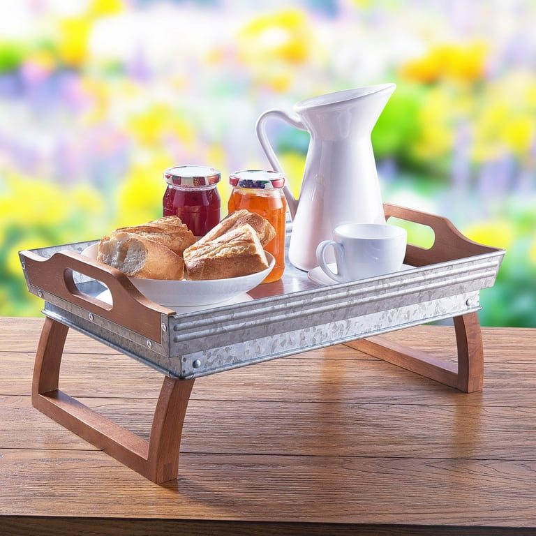 Better Homes Gardens Galvanized Steel Rectangular Serving Tray