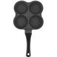 thumbnail image 1 of Frying Pan, 4 Hole Pancake Pan Egg Cooker, Breakfast for Fried Eggs Omelette Pancakes, 1 of 4