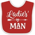 thumbnail image 3 of Inktastic Valentine Boys Ladies Man Boys Baby Bib, 3 of 4