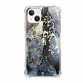 thumbnail image 1 of Black and Silver Swirl Case for iPhone 13 Mini ,Aesthetic Art Design Pattern TPU Shock Proof Cover Case, 1 of 5