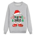 thumbnail image 5 of TTUHYWXI Matching Family Christmas Sweatshirts, Xmas Ugly Funny Jumper Long Sleeve Holiday Pullover Tops for Mom Dad Clothes (Grey-Dad, S), 5 of 5