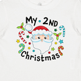 thumbnail image 4 of Inktastic My Second Christmas Santa with Candy Canes Boys or Girls Baby T-Shirt, 4 of 5