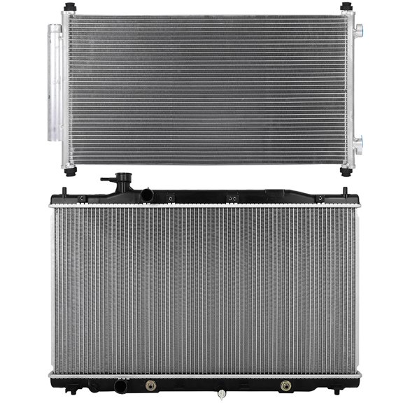 cciyu Aluminum Radiator Replacement 2007-2009 for Honda for CR-V2954; HO3010209 19010RZAA51 HD37043A Plastic Radiator Auto Parts Complete radiator Radiator Engine Coolant Radiator Assembly Radiator
