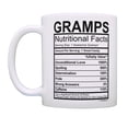 thumbnail image 2 of ThisWear Gramps Coffee Mug Set Gramps Nutrition Facts Best Gramps Gifts 11 ounce 2 Pack Coffee Mugs, 2 of 4