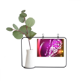 thumbnail image 1 of Sport Skiing Ice Hockey Cartoon Illustration Metal Picture Frame Cerac Vase Decor, 1 of 2