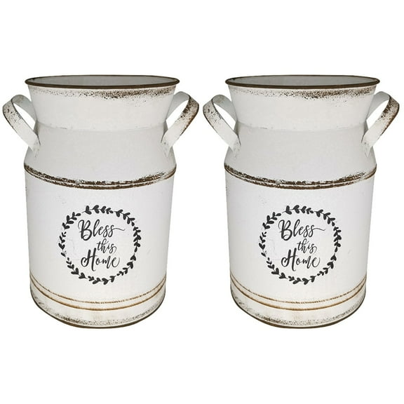 2 Pieces Vases Milk Jug Set Flower Pot Flowerpot Decor Bar