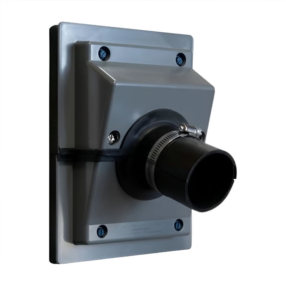 HIBIBUD Hvac Wall Penetration & Line-Set Cover Kit,Easy Install,Split Ac Line-Set Wall Cover Kit with A Soft Gasket,Hvac Walls Penetration Cover for Indoor & Outdoor Air Conditioner (Grey,4Cm)