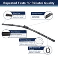 thumbnail image 4 of Unique Bargains 26' 16' 2Pcs Windshield Wiper Blades for Seat Leon 2012-2018, 4 of 6