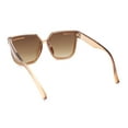 thumbnail image 4 of Girls Child Size Half Rim Rimless Horn Rim Designer Style Sunglasses Beige - Brown, 4 of 4