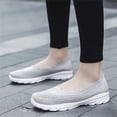 thumbnail image 6 of NOKIO Women'S Breathable Sneakers Women'S Walking Shoes Women'S Supportive Workout Shoes Fashion Summer Women Sneakers Mesh Breathable Comfortable Lightweight Slip On Shallow Mouth, 6 of 9
