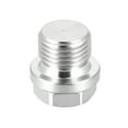 thumbnail image 3 of Uxcell M27 x 1.5 Male Outer Hex Head Plug 304 Stainless Steel Solid Thread 0.85" x 0.83"(L x Max.D), 3 of 3