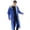Blue-A, variant on QHFBli Lightweight Long Waterproof Rain Jacket for Adults Hooded Rain Ponchos with Pockets Packable Reusable Raincoats