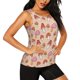 thumbnail image 2 of Fotbe 70s Mushroom Blusas Sin Mangas para Mujer – Estilo Casual, Corte Suelto, Slim-Fit, Cuello Redondo Deportivo, Tops de Verano para Gimnasio y Yoga-Medium, 2 of 7