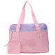 thumbnail image 1 of Bolso de hombro de lona grande con retazos de corazón para mujer bonita bolso de viaje transparente, 1 of 9