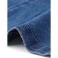 thumbnail image 5 of INSPIRE CHIC Jean Vest Top for Women V Neck Tie Front Sleeveless Waistcoat Denim Vests XL Blue, 5 of 6