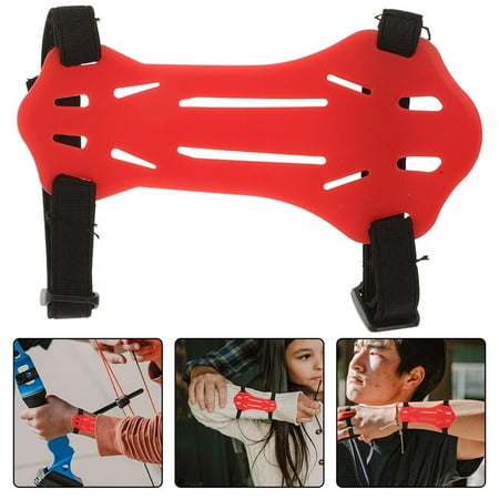 Raindrops 2pcs Kids Archery Arm Guard Rubber Archery Arm Protector Adjustable Arm Guards Cover Forearm Protector Archery Bracer For Kids Youth