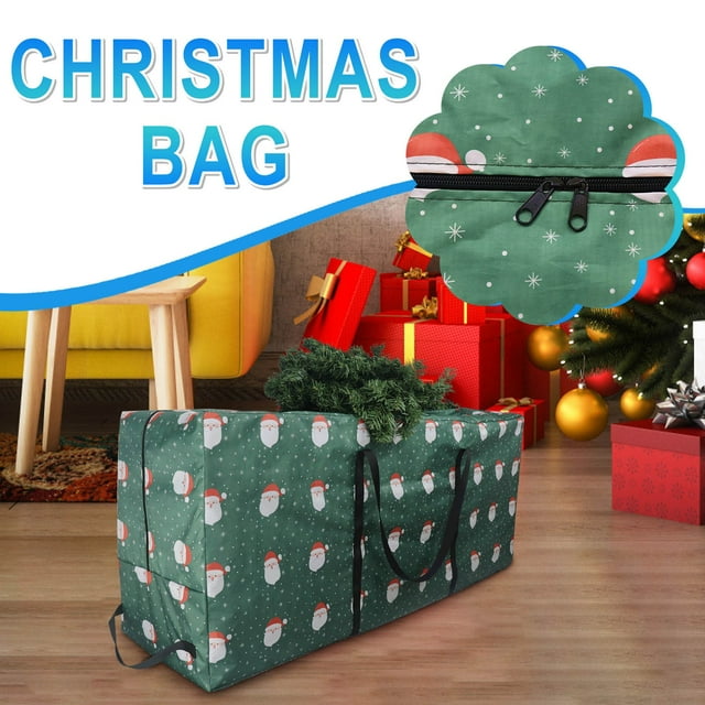 WREESH Christmas Tree Storage Bag Cover Protect Waterproof Large-capacity Quilt Clothes Warehouse Storage Bags Organize Tools Clearance