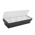 thumbnail image 3 of Plateau de Service Divisé Fournitures de Cuisine Bac de Rangement Conteneur de Service Multi-Usage Quatre Compartiments, 3 of 8