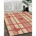 thumbnail image 2 of Ahgly Company Indoor Square Patterned Grapefruit Red Area Rugs, 6' Square, 2 of 6