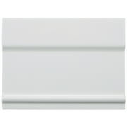 SomerTile Santorini Blanco 5-7/8 in. x 7-7/8 in. Zocalo Structural Base Ceramic Wall Trim Tile