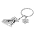 thumbnail image 4 of Metal Keychains Cute Shaped Fashionable Skiing Style Key Rings for Competition Souvenirs GiftsX‑1337 Skating Shoes, 4 of 9