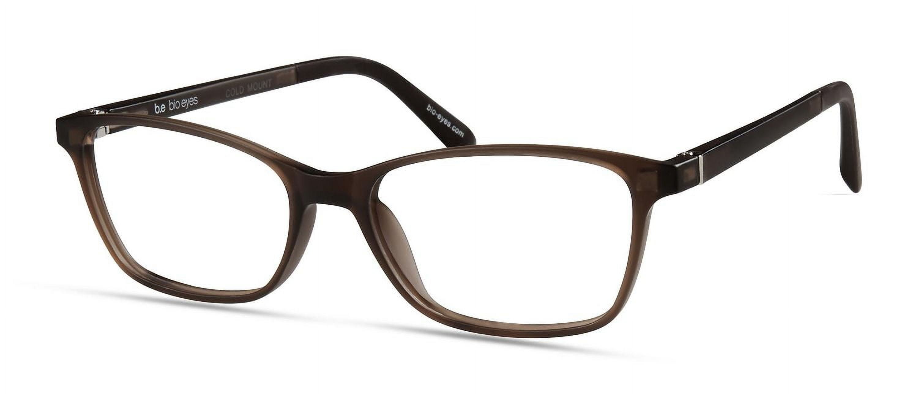 Bio Eyes Womens Prescription Eyeglasses, Flora, Brown, 49-17-135