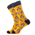 thumbnail image 1 of Harpily 6 Pairs Of Spring and Autumn New Printed Men's Medium Tube Socks, 1 of 4