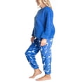 thumbnail image 2 of Ensemble de Pyjama en Peluche Sherpa pour Femmes et Plus Violet/diamant Moyen, 2 of 4