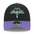 thumbnail image 2 of Men's New Era Black Tampa Bay Rays 2024 City Connect 9TWENTY Adjustable Hat, 2 of 5