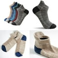 thumbnail image 2 of Calcetines para Hombre, 5 Pares de Calcetines de Corte Bajo para Hombres y Mujeres, Calcetines Deportivos Gruesos y Transpirables para Hombres, Calcetines de algodón para Correr, 2 of 5