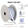 thumbnail image 2 of DELight Outdoor Waterproof 50 Feet LED Neon Rope Light AC 110-120V Multi-color(16) DSL003, 2 of 11