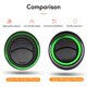 thumbnail image 2 of Para Tacoma 2016-2023 A/C Anillo de ventilación Cubierta interior Salida de aire acondicionado Decoración de embellecedor Accesorios Toyota Tacoma Kit de 4 piezas -Verde, 2 of 5