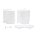 thumbnail image 1 of Camco Propane Tank Cover 50503 For Dual 20 Pound Tanks While Mounted; Protection From Flying Debris and UV Rays; White; Polymer, 1 of 12