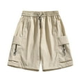 thumbnail image 1 of Diufon Men's Athletic Running Shorts Casual Elastic Waisted Drawstring Outdoor Sport Shorts with Pockets, 1 of 3