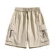 thumbnail image 2 of pstuiky Pantalones cortos de gimnasio para hombre, Pantalones cortos de verano para hombre, informales y cómodos, con bolsillo y cintura elástica y cordón ajustable. Pantalones cortos de baloncesto, 2 of 4