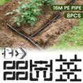 thumbnail image 1 of AMERTEER Irrigation Fittings Kit  16 Mm SystèMe D‘Irrigation  Drip Irrigation Barbed Connectors  For Garden Lawn Drip Systems, 1 of 8