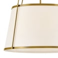thumbnail image 4 of 4895LDB-OW Hinkley Lighting Clarke - 20W 4 LED Medium Chandelier-25.25 Inches Tall and 24.5 Inches Wide-Lacquered Dark Brass Finish, 4 of 13