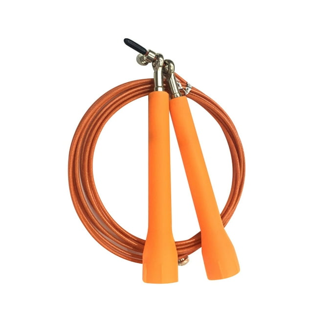 Maoww Speed Skipping Wire Rope Indoor Outdoor Jumping Rope Weight Loss Exercise Home Gym Workout Tool, Orange