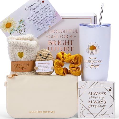 New Beginnings Gifts for Women: Coworker farewell (goodie basket), 230 – Home Decor, Kitchen, & Other